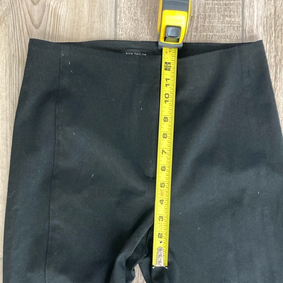 Ann Taylor Black Cropped Pants Ankle Length - Picture 4 of 7